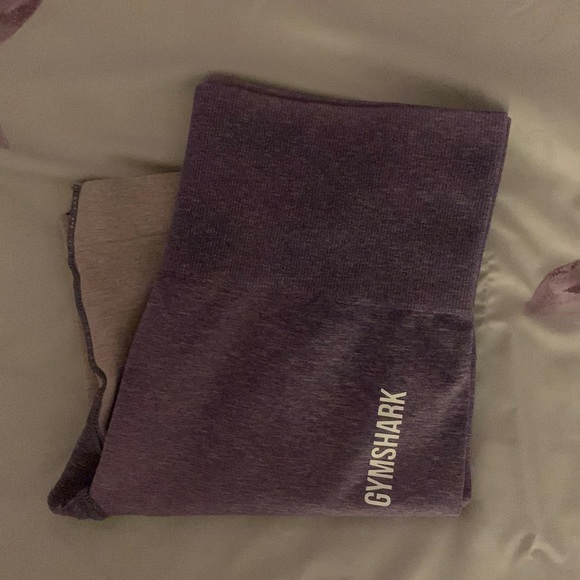 Gymshark Purple ombré athletic shorts - Picture 1 of 4